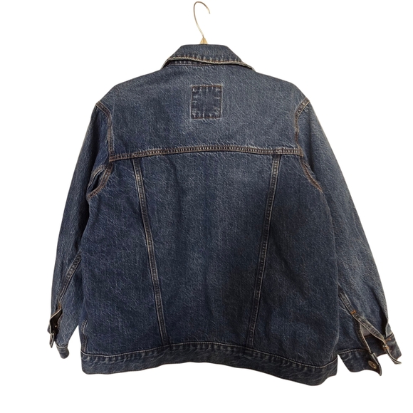 Abercrombie & Fitch Ovetsized Blue Denim Jacket - Picture 2 of 7